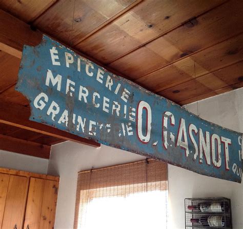 French Metal Signs 